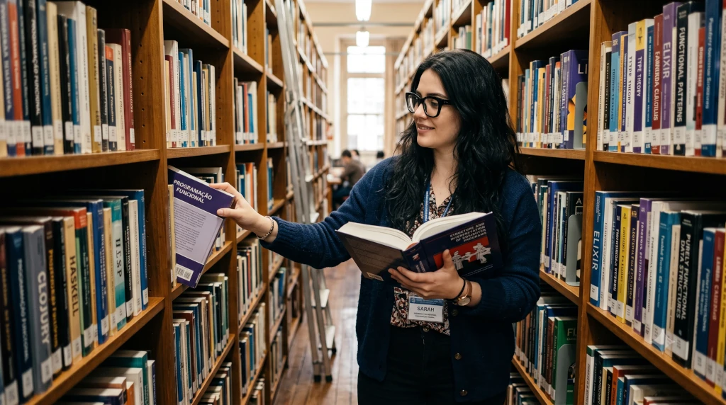 A Biblioteca Impossível: do Paradoxo de Russell ao Cálculo Lambda Tipado